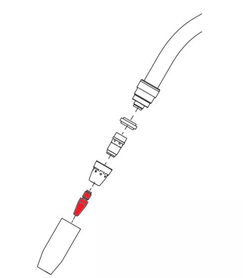 Kontaktdüse / M8 x 1,5